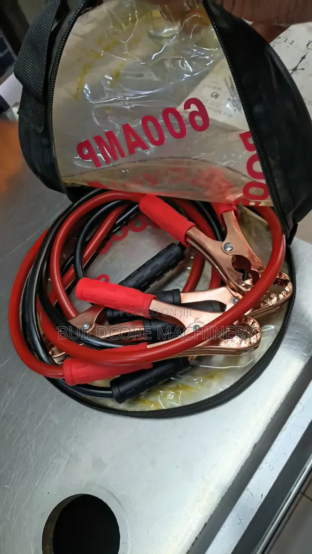 600 Amp Heavy Duty Jumper Cables (2 Metres) - 1