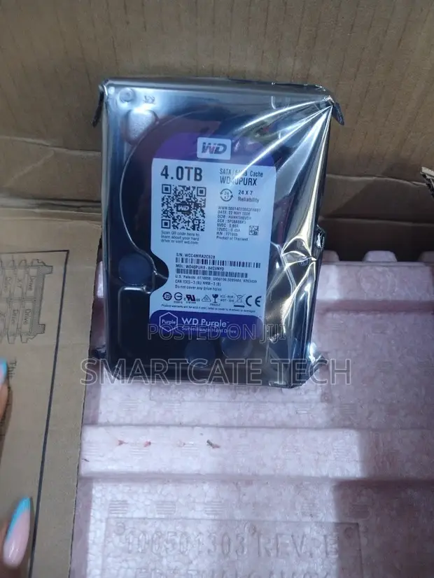 4TB WD Purple CCTV Surveillance HDD - 1