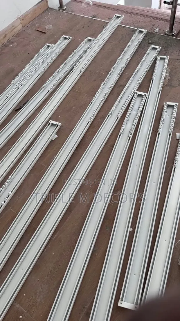 Double Track Curtain Rails - 6m Long - 1