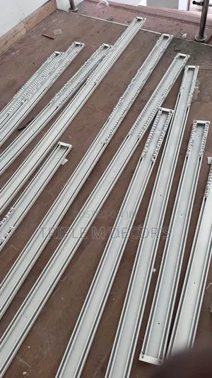 Double Track Curtain Rails - 6m Long