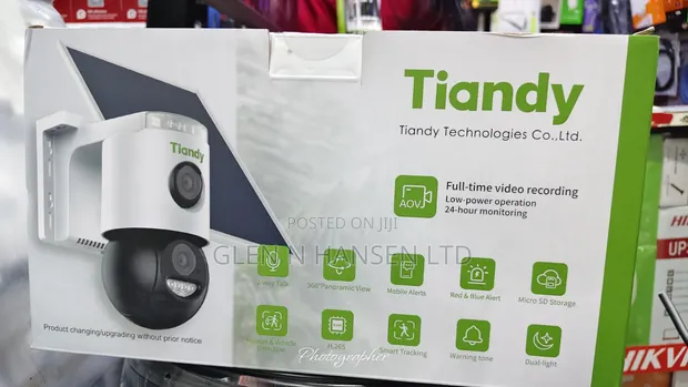 Kamera ya Tiandy Solar 4G yenye Lensi Mbili - 1