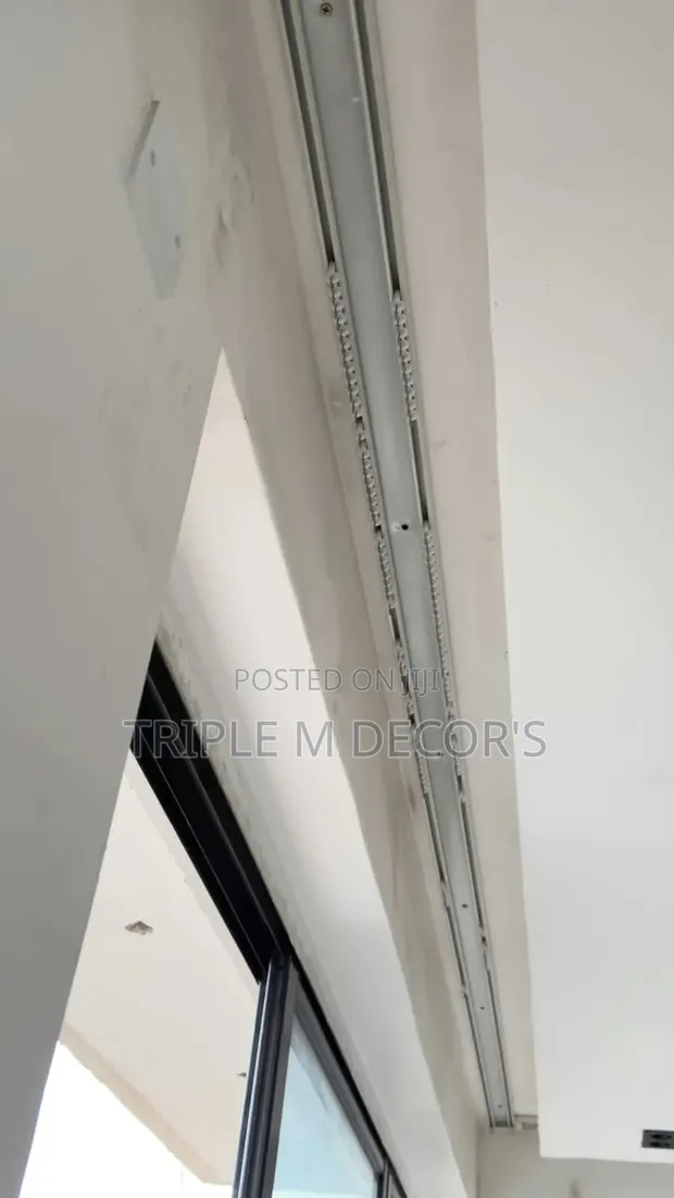 Modern Bendable Curtain Tracks / Double Rails - 1