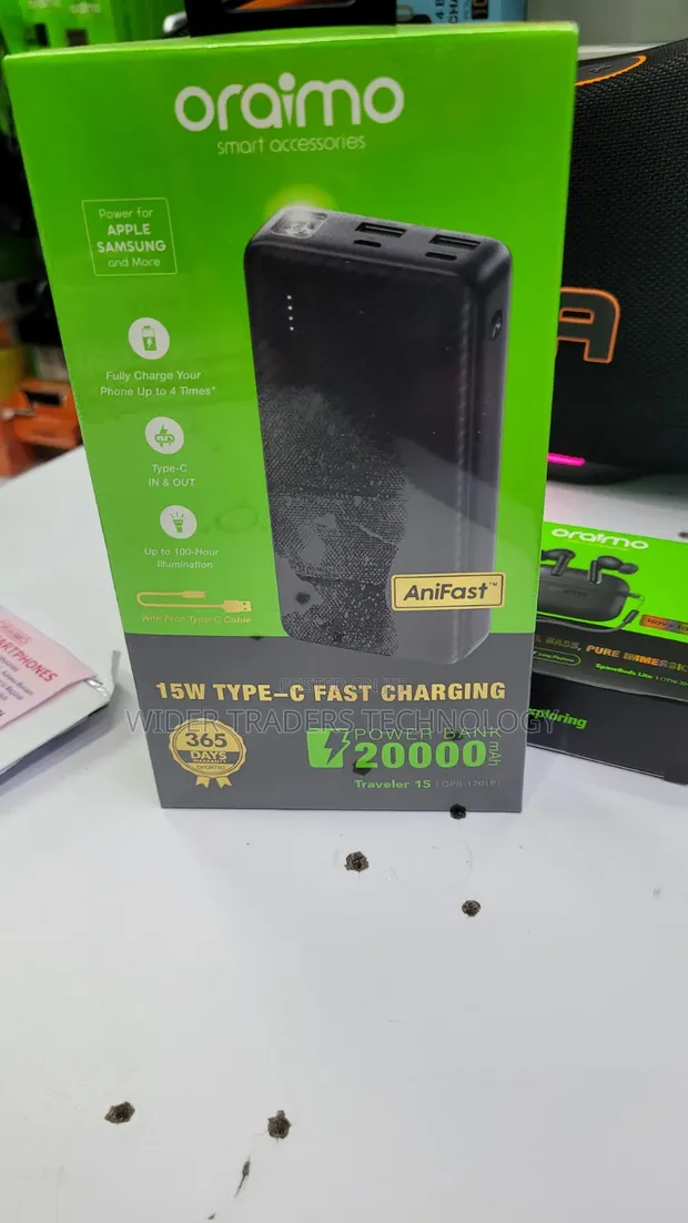 Oraimo Traveler 15 20000mAh Power Bank - 1