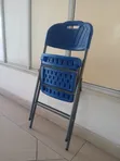 Elpremium Premium Blue Folding Chair - 2