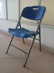 Elpremium Premium Blue Folding Chair - 3