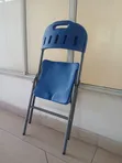 Elpremium Premium Blue Folding Chair - 5