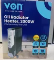 Von Oil Radiator Heater 2000W - 1