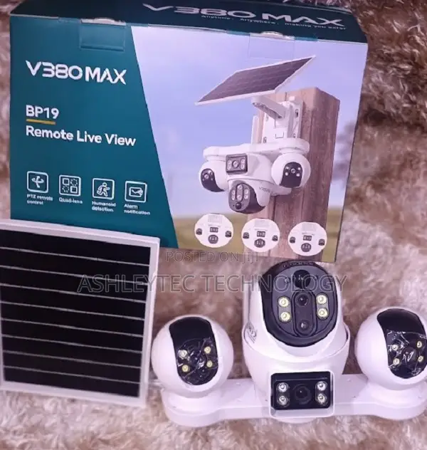 4G 4-Lens Solar CCTV Camera with Remote Viewing - 1