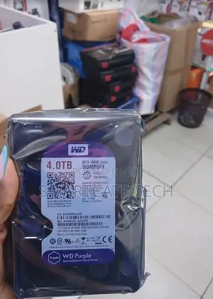 WD Purple 4TB CCTV Surveillance HDD