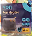 Von Fan Heater 202MLK 2000W - 2