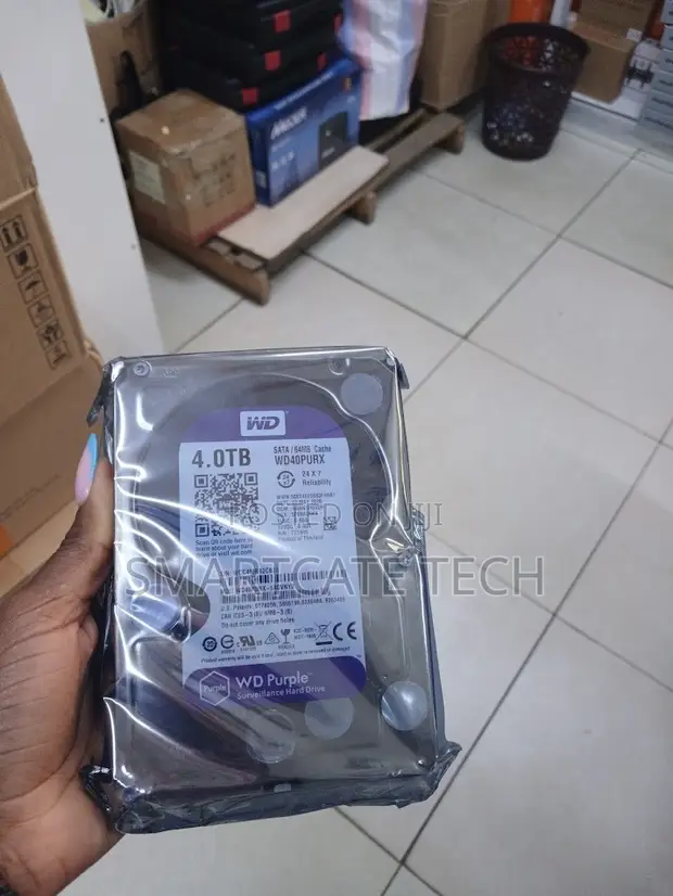 Western Digital Purple 4TB Surveillance HDD - 1