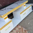 Executive 5ft TV Stand - Modern Marble Finish - 1