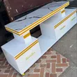 Executive 5ft TV Stand - Modern Marble Finish - 2