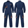 Navy Blue Cargo Overall - 1