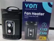 Von Fan Heater VHF152MLK 1500W Black - 2