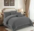 Luxury Lace-Trim Duvet Set – 6-Piece - 3