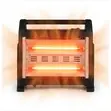 Black Tlac Quartz Room Heater with Humidifier - 2