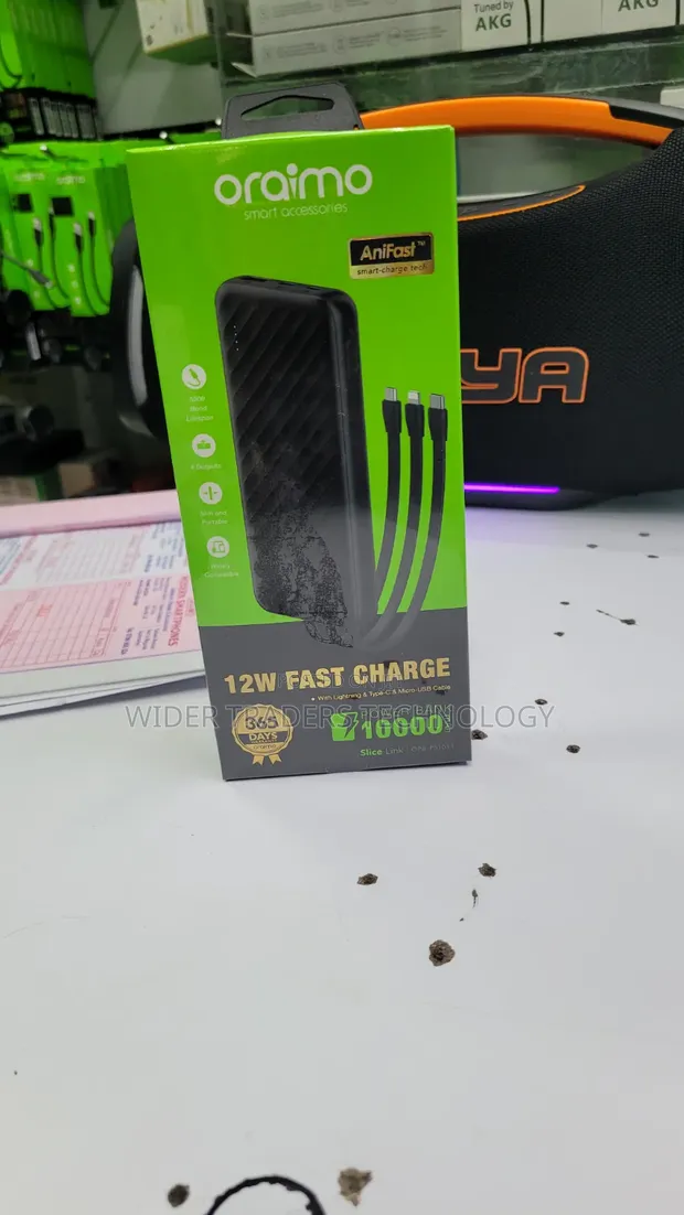 Oraimo Slice Link 10000mAh 12W Fast Charge Power Bank - 1