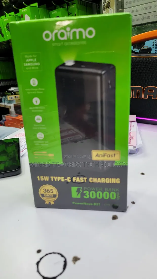 Oraimo PowerNova B31 (OPB-1302) 30000mAh Power Bank 15W - 1