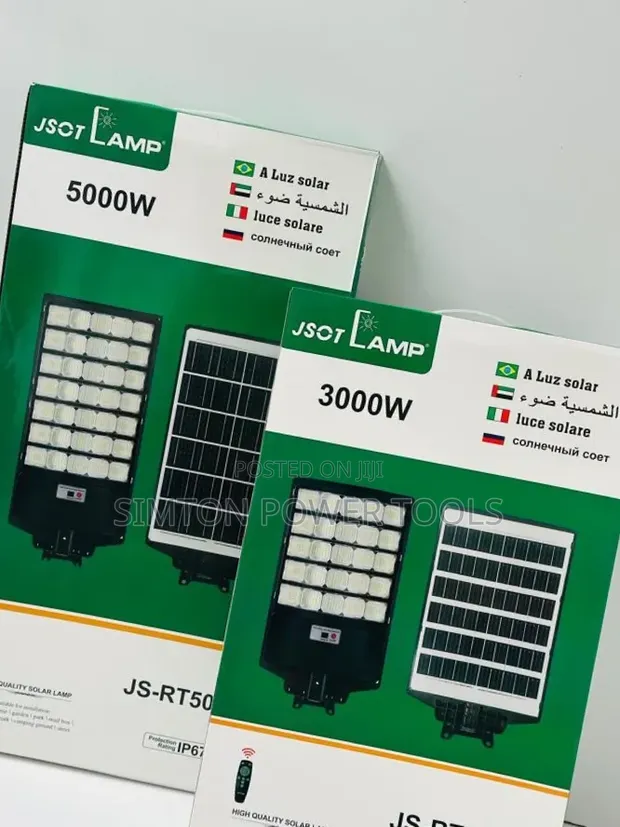 JSCT LAMP Outdoor Commercial Solar Street Light - 1