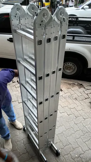 7.7m Aluminum Multi-Purpose Folding Ladder (150kg Max)