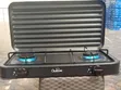 Olelon 2 Burner Gas Stove Cooker with Cover Lid - 1