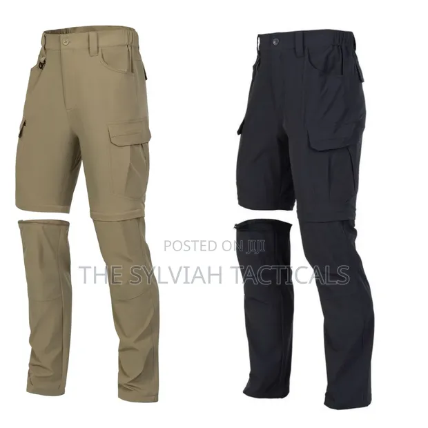 Outdoor Tactical Legit Waterproof Detachable Spandex Trousers - 1