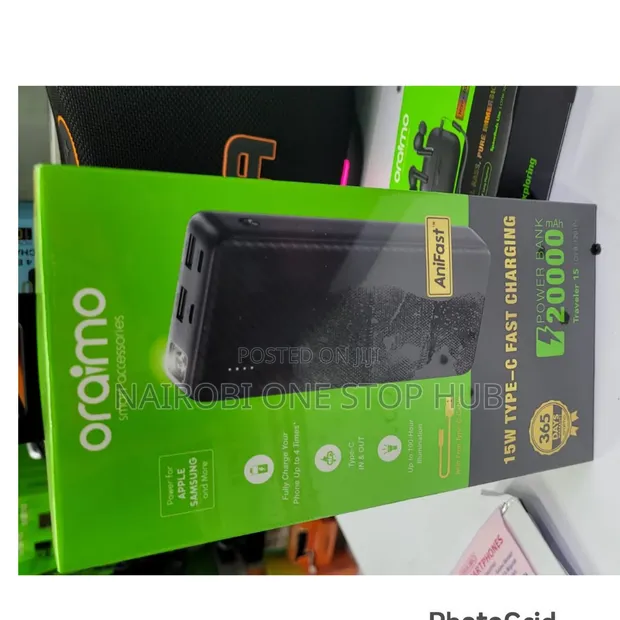 Oraimo Traveler 15 20000mAh Power Bank - 1