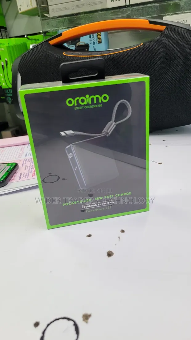 Oraimo PowerNova L21 20000mAh 30W Fast Charge Power Bank - 1