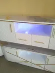White TV Stand for Dining Room - 2