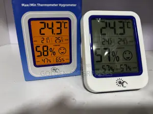 Digital LCD Thermometer Hygrometer Indoor Monitor