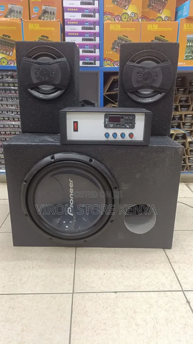 Juakali Amplifier with Pioneer 1400W Speaker System - 1