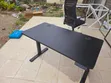 Boss Office Products Electric Executive Desk - Adjustable Height - 1