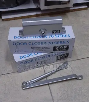 Automatic Hydraulic Door Closer - Silver Aluminum