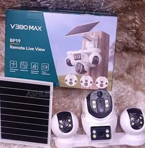 Kamera ya CCTV ya Solar ya 4G yenye Lensi 4 Isiyo na Waya