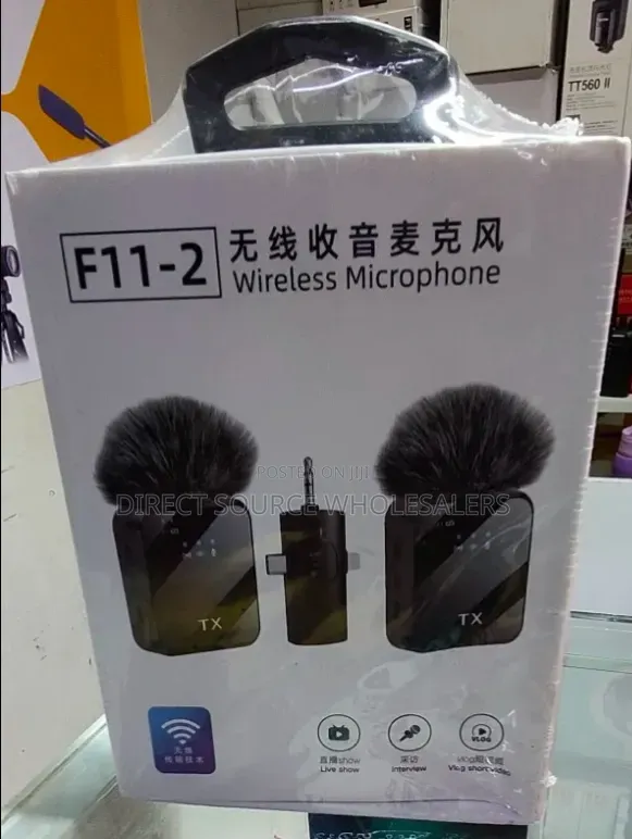 Professional Wireless Lavalier Microphone - 1