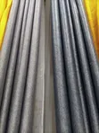 Grey Red Window Curtains - 1