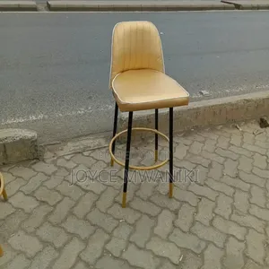 High Counter Chair / Bar Chair - Gold
