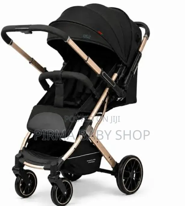 Kidilo Baby Stroller - Gold Frame - 1