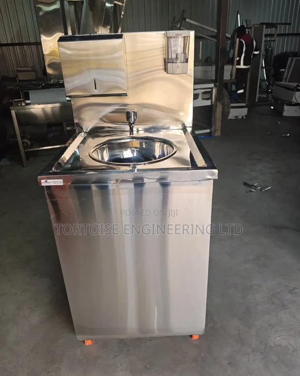 Stainless Steel Hand Washing Station Sink 600mm x 600mm - 1