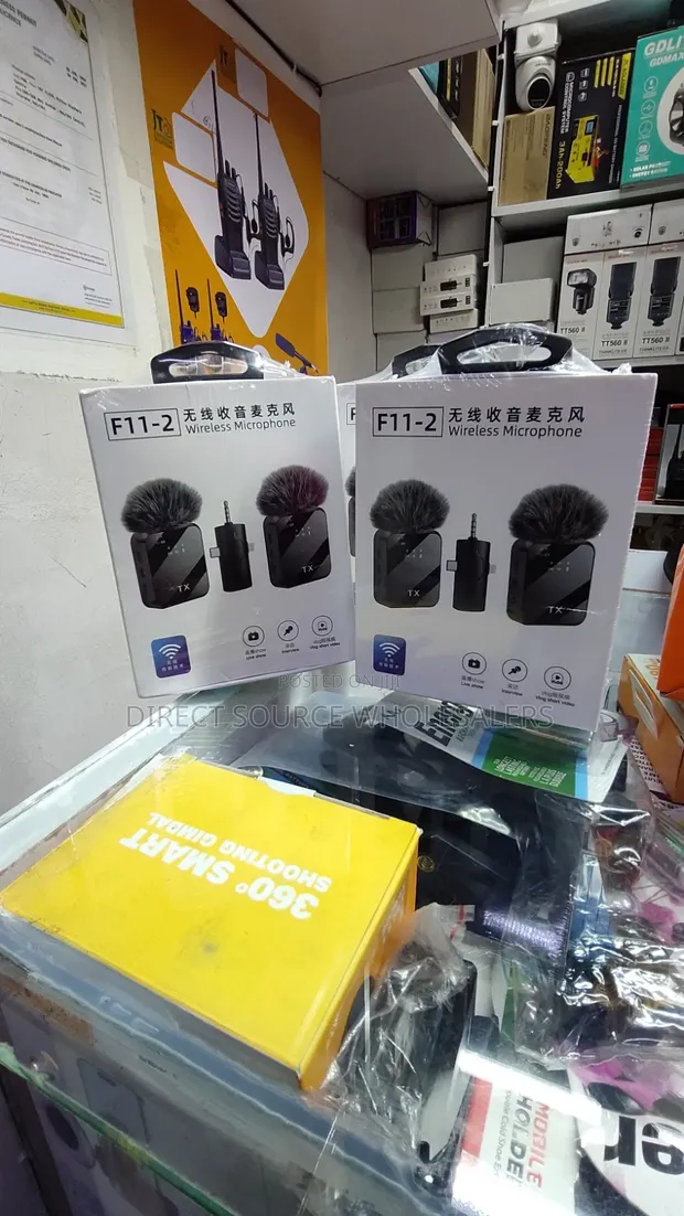 Mini Wireless Lavalier Microphone - Clear Sound - 1
