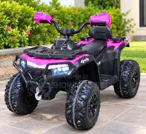 Kids 4x4 Electric Ride-on ATV Quad Bike - Pink/Black