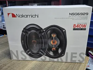 Nakamichi 6x9 840W 4-Way Oval Midrange Speakers