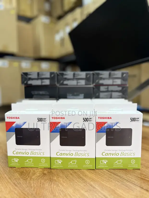 Toshiba 500GB Internal HDD - Mpya Kabisa - 1