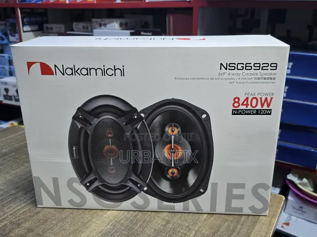 Nakamichi 840W Oval 4-Way Midrange Speakers - Pair - 1