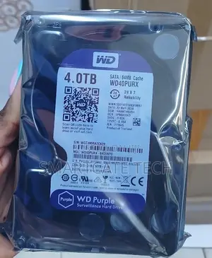 4TB WD Purple CCTV HDD SATA Surveillance Drive for NVR