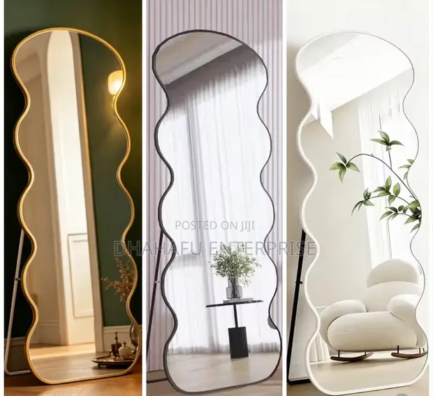 Wavy Full-Length Standing Mirror | 40x150cm - 1