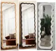 Wavy Full-Length Standing Mirror | 40x150cm - 2
