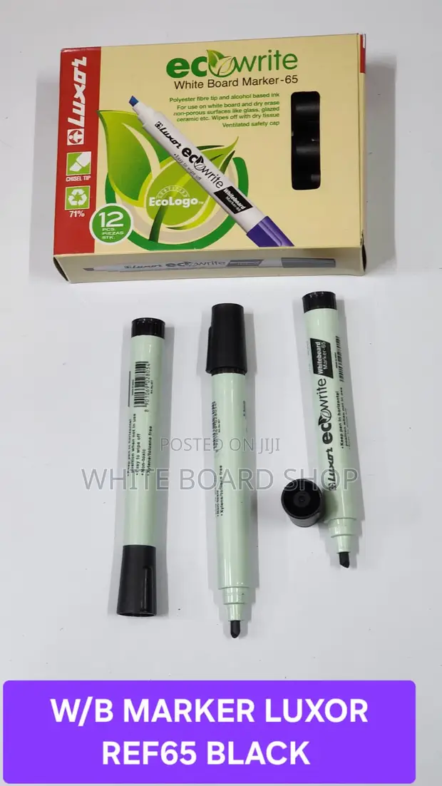 Luxor Whiteboard Markers - Chisel Tip (10 Pack) - 1
