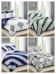 5x6 Duvet Set - 2 Pillowcases, 1 Duvet, 1 Bedsheet - 1